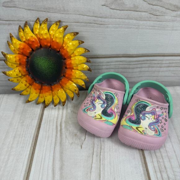 crocs‎ fun lab unicorn clog 4C - Picture 1 of 5